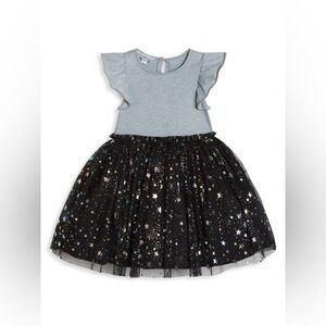 Pastourelle by Pippa & Julie Little Girl's Star-Print Tutu Dress